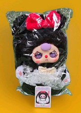 Baby Three 400% Secret Black Bunny Miss Rabbit Plush RARE LIQUID WATER EYES *NEW picture