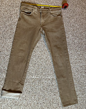 Hiroshi Kato Brown Selvedge Denim 5-Pocket Mid Rise jeans 34