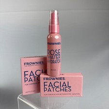 Frownies Facial Patches Starter Kit 288 Patches + Rose Water Hydrator 2oz NEW picture