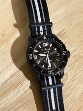 Swatch x Blancpain Bioceramic Black Scuba Fifty Fathoms Ocean of Storms picture
