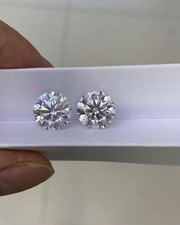 2PC 2.Ct Natural Round Cut White Colour diamond CERTIFIED D Grade VVS1 +1 picture