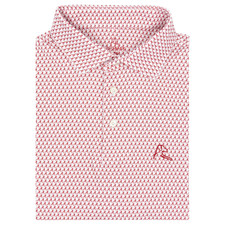 HOT, Rhoback Mens Alabama a Polo Collegiate Golf Shirt Performance Stretch picture