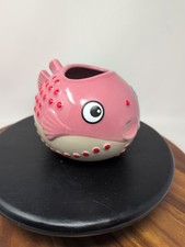 Authentic 2019 Munktiki Imports Fugu Jr Tiki Mug Pink Red Paul Nielsen picture