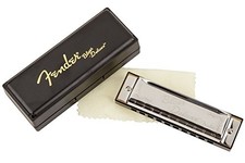 Fender Blues Deluxe 10-Hole Harmonica in the Key of C with Case picture