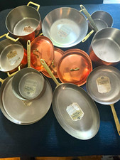 Paul Revere Limited Edition Copper 9-Piece Pan Set w/ Lids (1801) picture
