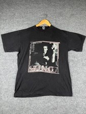 Vintage 1996 PolyGram Sting Mercury Falling Tour T-Shirt Men Large Black Graphic picture