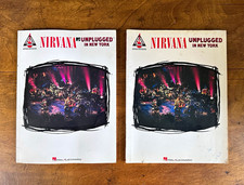 Nirvana MTV Unplugged in New York Guitar Tab Book Lot 2 Pack picture