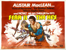 Fear Is The Key 1973 Folded Movie Poster UK Edition 40x30