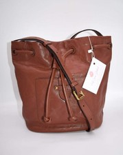 Frye Olivia Leather Bucket Bag in Cognac Brown picture