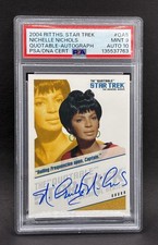 Star Trek TOS 2004 Rittenhouse Quotable Nichelle Nichols Auto QA5 PSA 9 / 10 picture