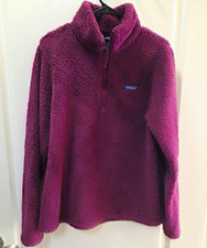 Patagonia Los Gatos 1/4 Zip Fleece Jacket Purple Women’s Size L picture