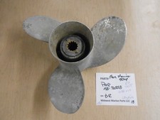 48-76228 Mariner 1987 Mercury B124745 SST Prop 10.38x13 RH 3-blade 13-spline B-R picture