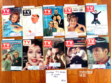 VINTAGE TV GUIDE-10 SSUES IN 1962 (#20) picture