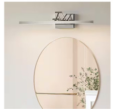 Merra 24 in. Brushed Nickel 3CCT Modern LED Vanity Light Fixture with Swing Arm picture