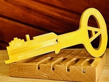 Folger Adam Joilett Prison/Jail Key REPLICA Locksport Collector Decoration  picture