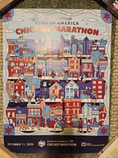 Official 2026 Bank of America Chicago Marathon Poster 18