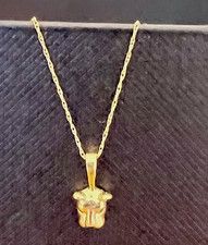 14k Gold Penn State Nittany Lion charm necklace Circa 1997 picture