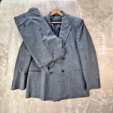 Vintage Strathmore By Richman Suit Mens 46 Wool Ventless 2 Piece 40x31 Formal picture