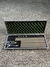 Vintage K&E Leroy Lettering Set Keuffel Esser Drafting Templates Scriber Case picture
