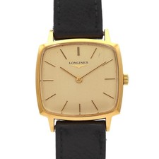 Authentic [Unserviced - Value Price] Longines Square Case Gold Plated Hand-w... picture