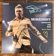 MORRISSEY SIGNED Beethoven Was Deaf Live In Paris Black Bio Vinyl LP AUT G2U picture