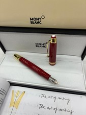 Vintage Montblanc Meisterstück 149 Jumbo Dark Red Fountain Pen – Medium Nib picture