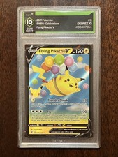 2021 POKEMON SWSH Celebration #143 Flying PIKACHU V Degree 10 picture
