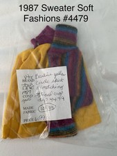 Vintage 1987 Mattel Barbie Sweater Soft Fashions #4479 Sweater & Skirt Only picture