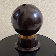 Vintage Evan’s musical Bakelite Bowling Ball  liquor bar with shot glasses picture