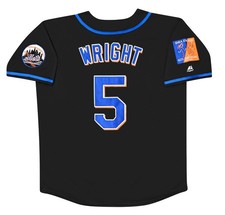 David Wright New York Mets 2004 Shea 40th Alt Black Jersey Men's (L-XL) picture