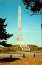 USA New York Elmira Sullivan's Monument Newtown Battlefield Vintage Postcard picture