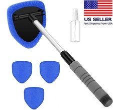 Windshield Cleaning Tool Kit Car Window Glass Wiper Cleaner Brush Pad Extendable picture