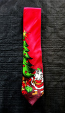 SANTA/CHRISTMAS NECKTIE - J. GARCIA (COLLECTION 47) - 100% SILK - GREAT GIFT picture