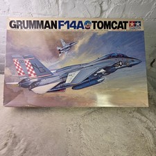 Tamiya Grumman F14A Tomcat 1/32 Model Kit 6301 Open Box Sealed Parts Navy VF84 picture