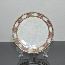 Antique 1914 H&Co Selb Bavaria Hand Painted Floral Porcelain Plate picture