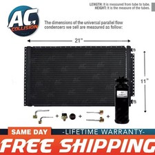 Universal Condenser Kit Parallel Flow 11 x 21 Oring with Drier AC A/C picture