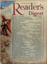 1952 February READER'S DIGEST MAGAZINE Vintage Classic History Short Fun Stories picture