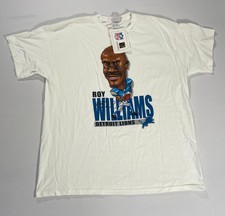 VTG Roy Williams Caricature T-Shirt Detroit Lions 90s NFL Football Men’s Size XL picture