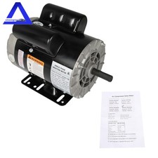 3HP SPL Electric Motor Air Compressor 3450RPM 56Frame 1Phase 115/230v 5/8