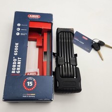 Abus Bordo GRANIT 6500K Folding Link Bicycle Lock OPEN PACKAGE picture