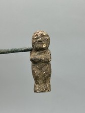 Ancient  Roman Period Marry-stone Figure Amulet Pendant Bead picture