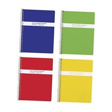 Spiral Composition Notebooks, 4 Pack, Poly Covers Paper, 9-3/4 x College Ruled picture
