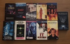 Steven King Horror/Sci-Fi VHS Lot Of 11 Movies(Tested And Mold Free) picture