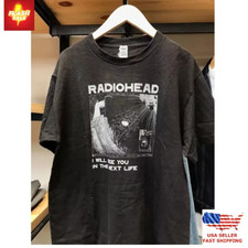 Radiohead I Will See You In The Next Life Vintage 90s Black Band T Shirt picture