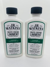2Pack-J.R. Watkins White Cream Liniment - 11 Oz Bottle READ picture