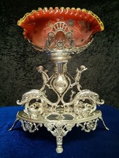 Rare Antique Centerpiece Meriden Britannia picture