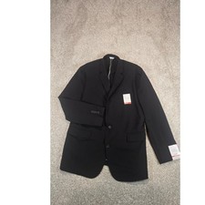 Croft & Barrow Mens Performance Sport Coat Black 44 Long Classic Fit New picture