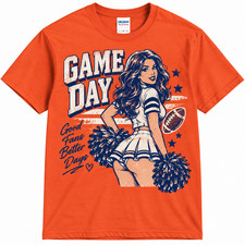 Game Day Football Fan Shirt Vintage Cheer Graphic T-Shirt Unisex S-5XL picture