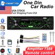 Car Stereo Audio Radio Receiver W/ Bluetooth in-Dash FM SD USB MP3 Player picture