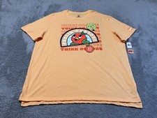 NEW Disney Shirt Adult XL Orange Bird Flower And Garden 30th Epcot Embroidered picture